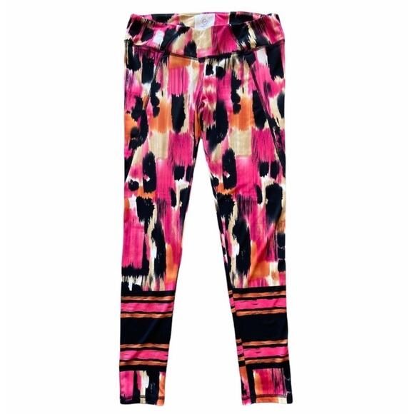 Mesh Yoga Multicolor Abstract Legging size M - Picture 4 of 7